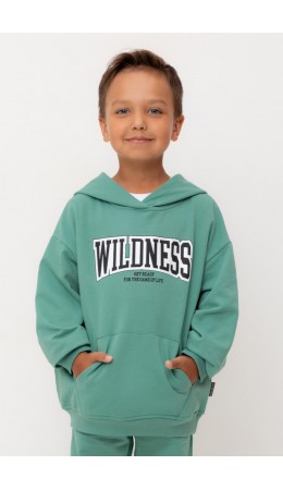 КР 302740-1/малахитово-зеленый к560 джемпер (худи)