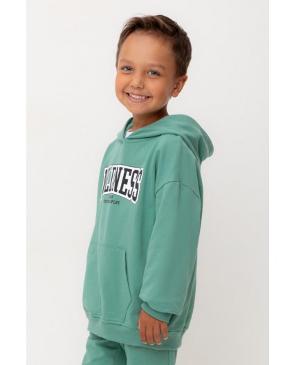 КР 302740-1/малахитово-зеленый к560 джемпер (худи)