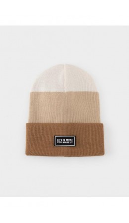 КВ 20426/карри,светлый песок шапка