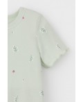 К 1180/зеленая лилия,ландыши сорочка ночная