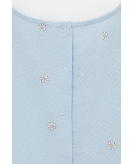 КР 5734/голубой,любимые ромашки к563 платье
