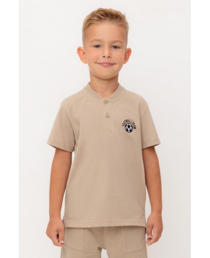 КР 302405/темно-бежевый к534 фуфайка (футболка)