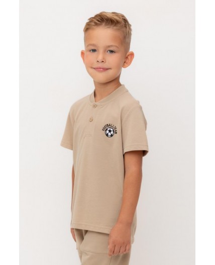 КР 302405/темно-бежевый к534 фуфайка (футболка)