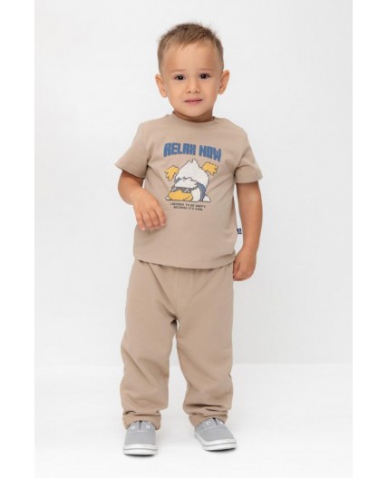 КР 400722/темно-бежевый к568 брюки