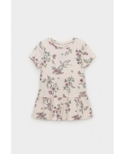 КР 302714-1/розовый,полевые бабочки к553 блузка (туника)