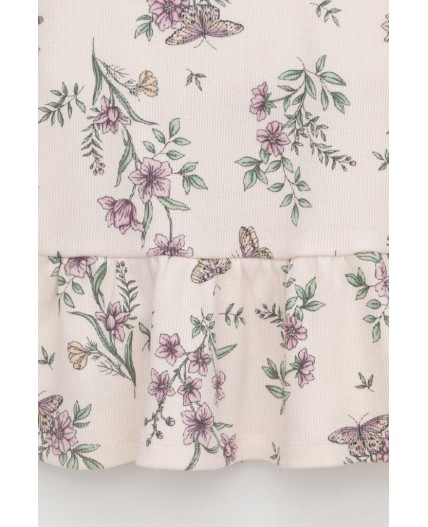 КР 302714-1/розовый,полевые бабочки к553 блузка (туника)