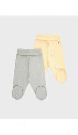 К 400220-2уп/маленькие овечки,поле с ромашками набор ползунки