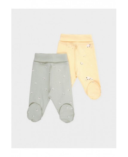 К 400220-2уп/маленькие овечки,поле с ромашками набор ползунки