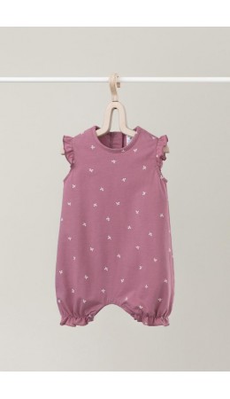 К 6176/пепельная роза,чудесные цветы полукомбинезон (песочник)