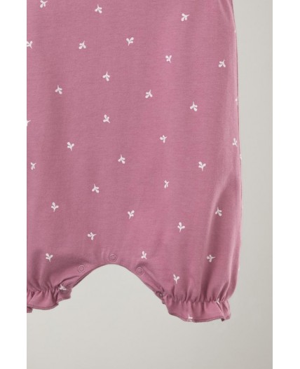 К 6176/пепельная роза,чудесные цветы полукомбинезон (песочник)