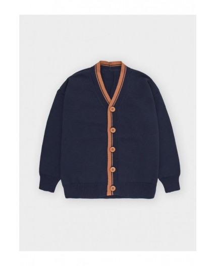 КВ 30154/темно-синий кардиган