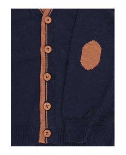 КВ 30154/темно-синий кардиган