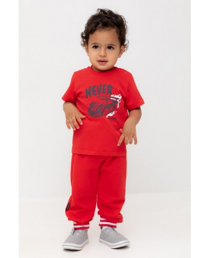 КР 400809/красный к548 брюки