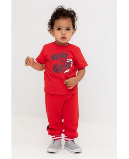 КР 400809/красный к548 брюки