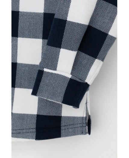 КР 302681-1/индиго,клетка виши к534 рубашка