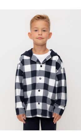 КР 302681/индиго,клетка виши к534 рубашка