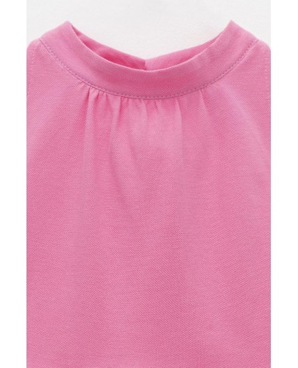 КР 5930/неоновый розовый к555 платье