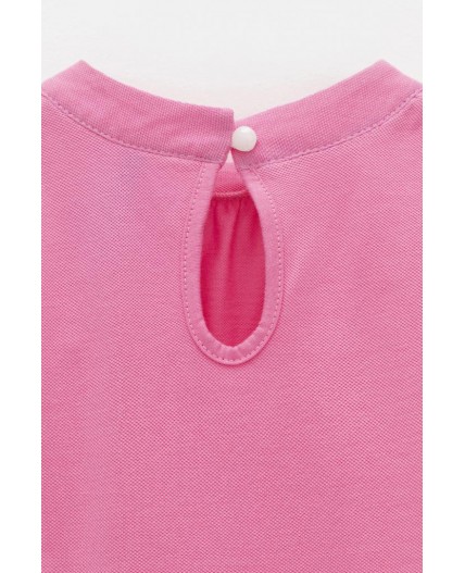 КР 5930/неоновый розовый к555 платье