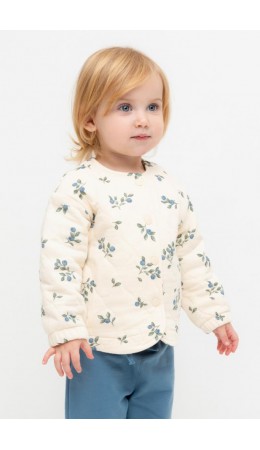 КР 302734/айвори,голубика к561 жакет (бомбер)