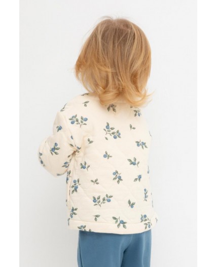 КР 302734/айвори,голубика к561 жакет (бомбер)