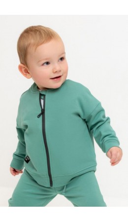 КР 302411/малахитово-зеленый к558 жакет (бомбер)