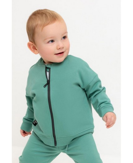 КР 302411/малахитово-зеленый к558 жакет (бомбер)