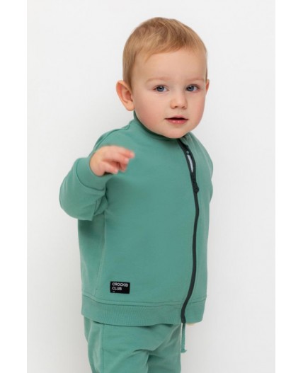 КР 302411/малахитово-зеленый к558 жакет (бомбер)