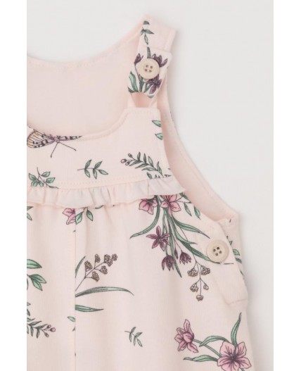 КР 6546/розовый,полевые бабочки к551 полукомбинезон