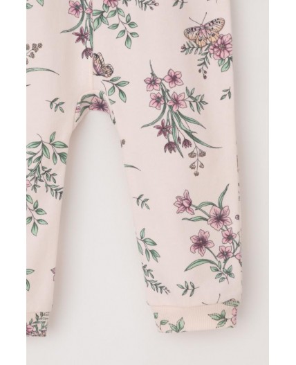 КР 6546/розовый,полевые бабочки к551 полукомбинезон