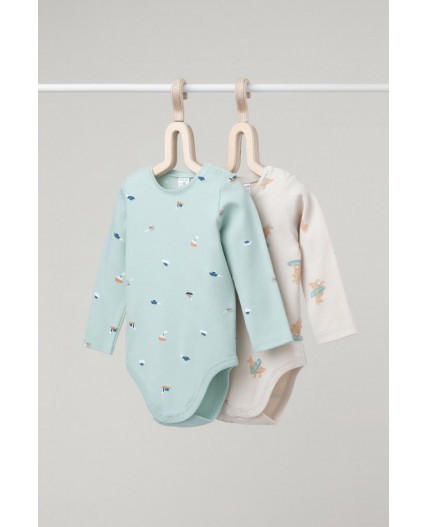 К 6342-2уп/серфинг,маленькие кораблики набор полукомбинезон (боди)