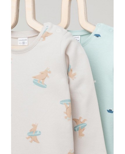 К 6342-2уп/серфинг,маленькие кораблики набор полукомбинезон (боди)