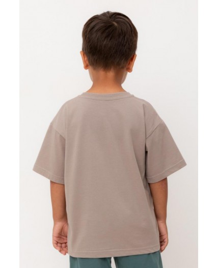 КР 302732-1/коричневый к556 фуфайка (футболка)