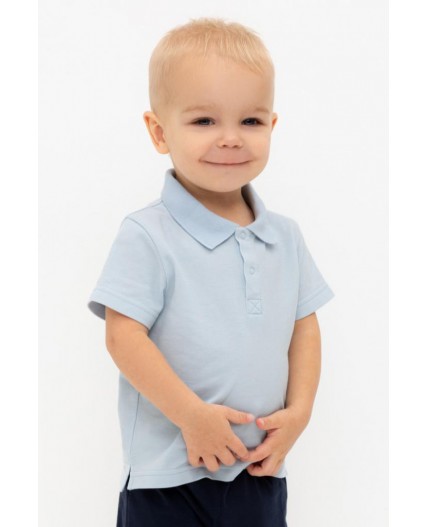КР 302630/голубой к564 джемпер-поло