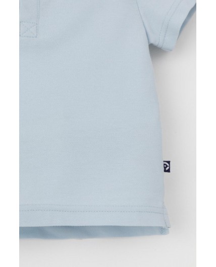 КР 302630/голубой к564 джемпер-поло