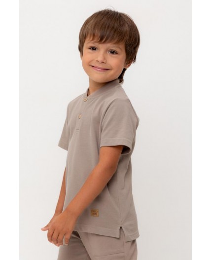 КР 302584/коричневый к554 фуфайка (футболка)