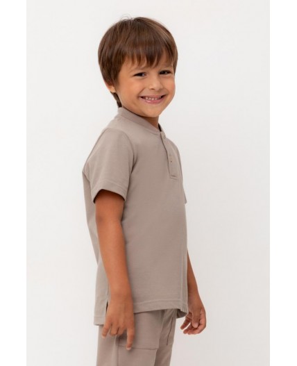 КР 302584/коричневый к554 фуфайка (футболка)