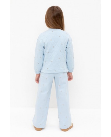 КР 301994/голубой,любимые ромашки к563 жакет (бомбер)