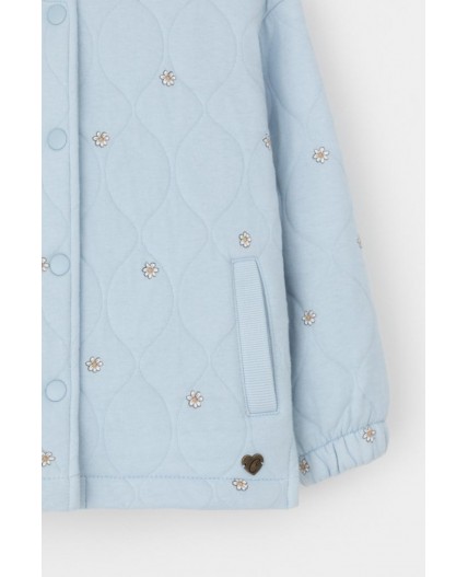 КР 301994/голубой,любимые ромашки к563 жакет (бомбер)