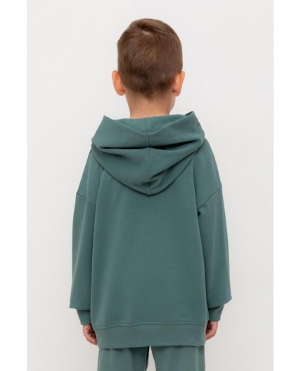 КР 302733-1/темный малахит к556 джемпер (худи)