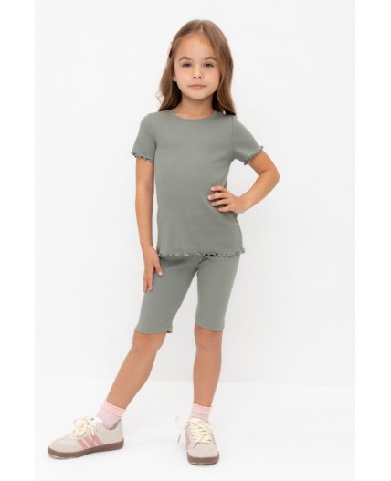 КР 400556-1/зеленый чай к565 шорты (велосипедки)