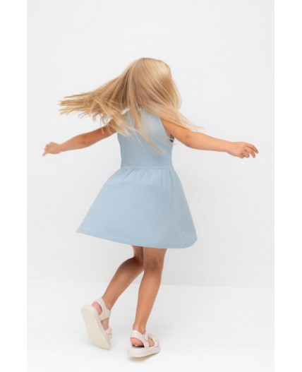 КР 5930/пыльно-синий к557 платье