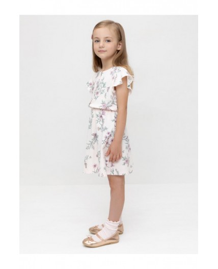 КР 5792-1/розовый,полевые бабочки к553 платье