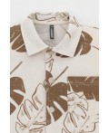 КР 302731/бежевый,тропики к556 рубашка