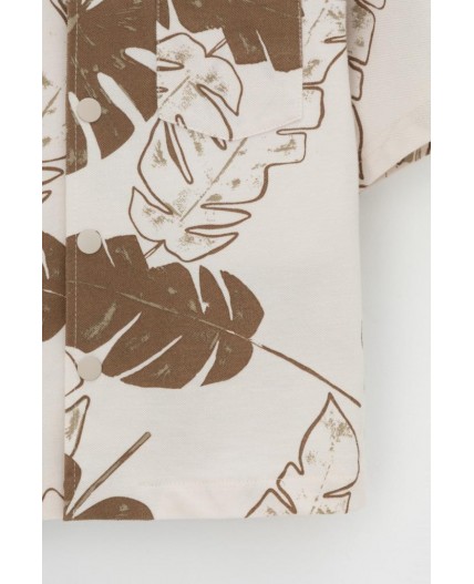 КР 302731/бежевый,тропики к556 рубашка