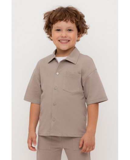 КР 302730/коричневый к556 рубашка
