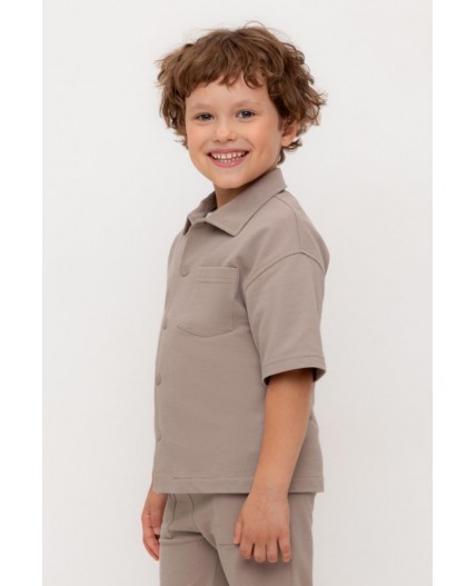 КР 302730-1/коричневый к556 рубашка