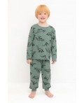К 1561/весенний зеленый,динолэнд пижама