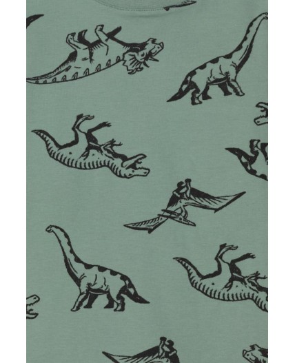К 1561/весенний зеленый,динолэнд пижама