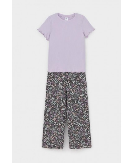 К 1636-1/лепесток орхидеи,цветочный микс пижама