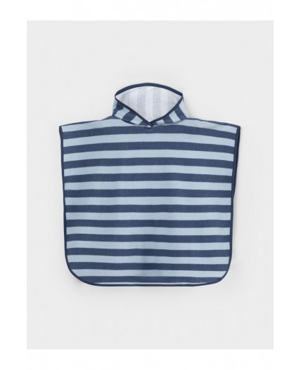 К 8535/синяя морская полоска полотенце